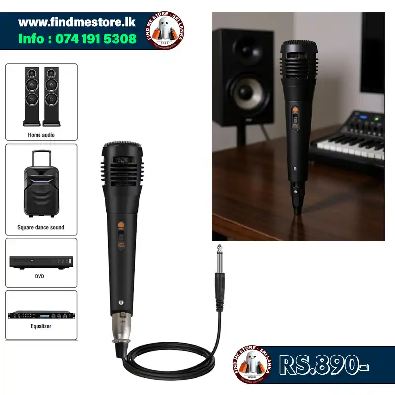 Karaoke - Public Speaking Dynamic Wired Microphone