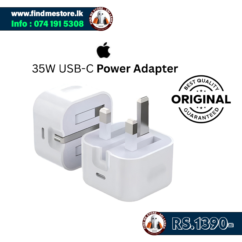 Powered Apple 35W Fast Charging USB-C Power Adapter