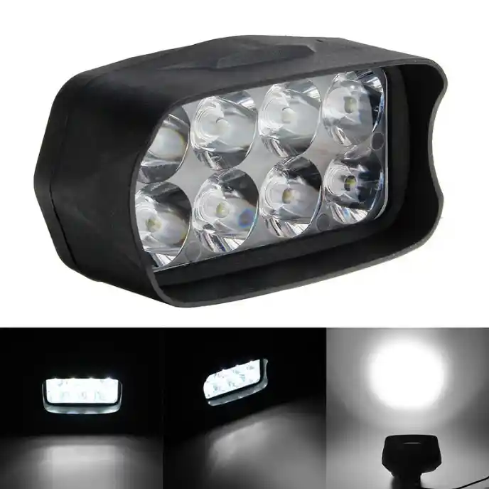 New Universal High-Intensity 8-LED Motorcycle Fog Light