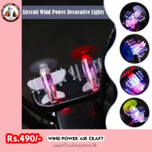 Light up your ride with the power of the wind - Light Plane