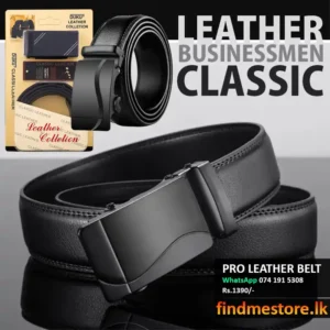 NEW Men's Genuine Classic Leather Automatic Belt