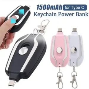 Mini Power Bank Emergency Keychain – Small, Smart