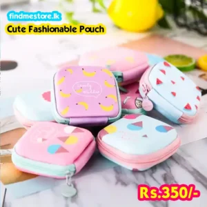 Cute Fashionable Daily Essentials Mini Pouch 👜💄🎧