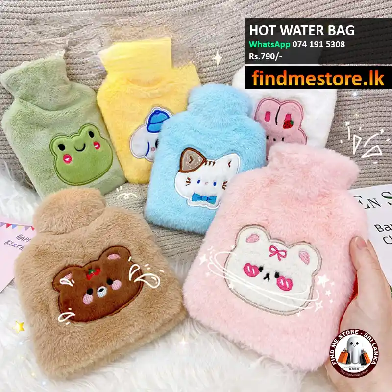 Cute Plush Hot Water Bag Stay Warm Ladies