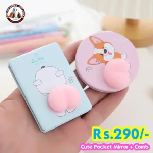 Touch-ups Anytime, Anywhere Pocket Mirror + Comb