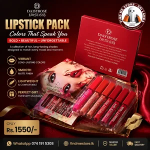 One set, Long-lasting! 6Pcs Lipstick Pack 💋 Matte