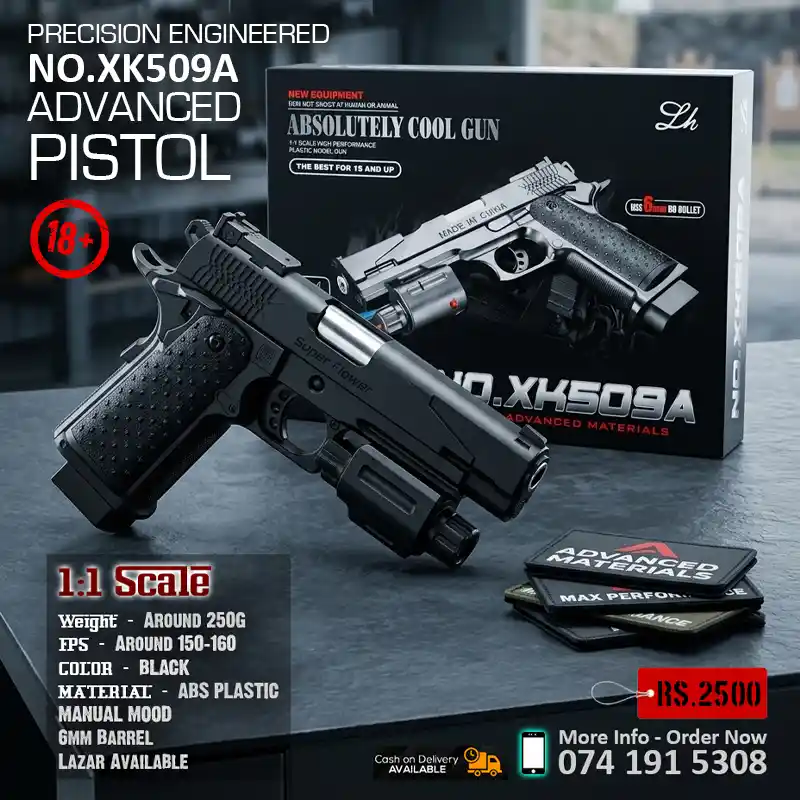 NO.XK509A Advanced Pistol – Premium Design 5mm BB Gun