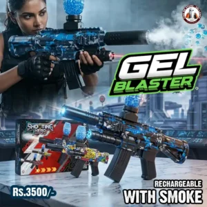 🔥 Electric Gel Blaster – Rechargeable Gun with Smoke & Fire Flash🔥